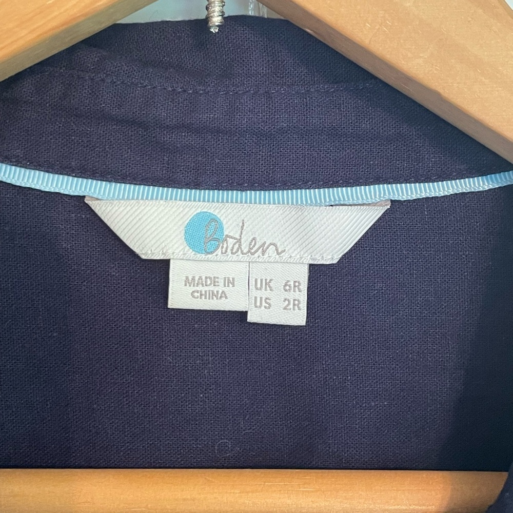 Boden Navy Midi Dress - Picture 7 of 13